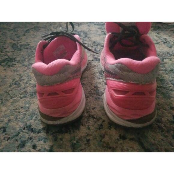 Asics Gel Nimbus 18 IGC Guidance Line Running Shoes Pink Grey Women Size 8 (25) - Picture 10 of 16